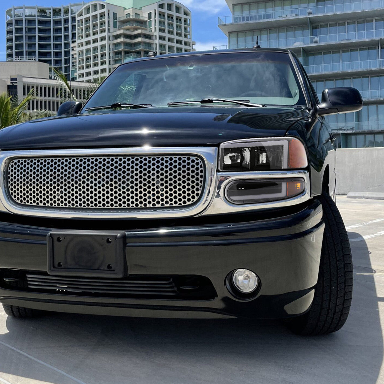 Faros Led Drl Gmc Sierra Yukon Xl Denali 2000 A 2006 Ambos Lados