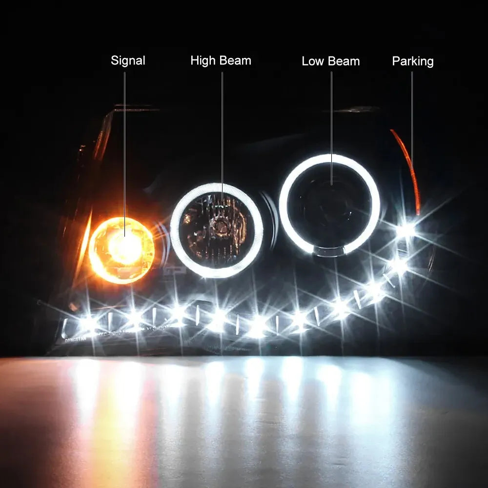 Faros Ojo De Angel Led Toyota Tacoma 2005 2006 2007 2008 2009 2010 2011