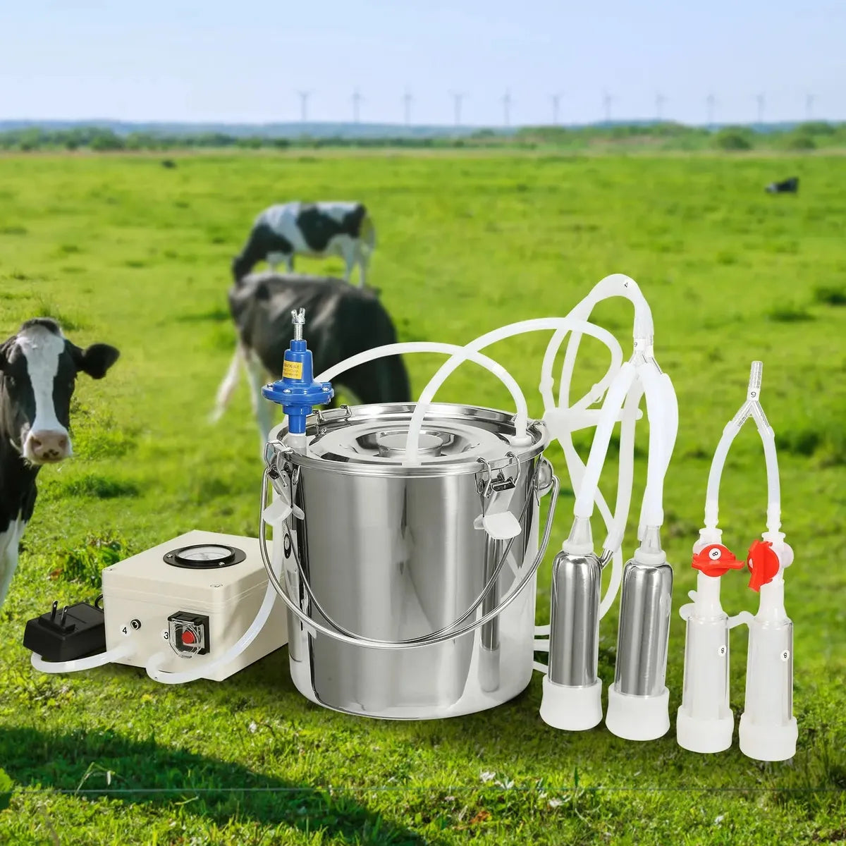 Ordeñadora Para Vacas Y Cabras Tanque 12 Litros Recargable