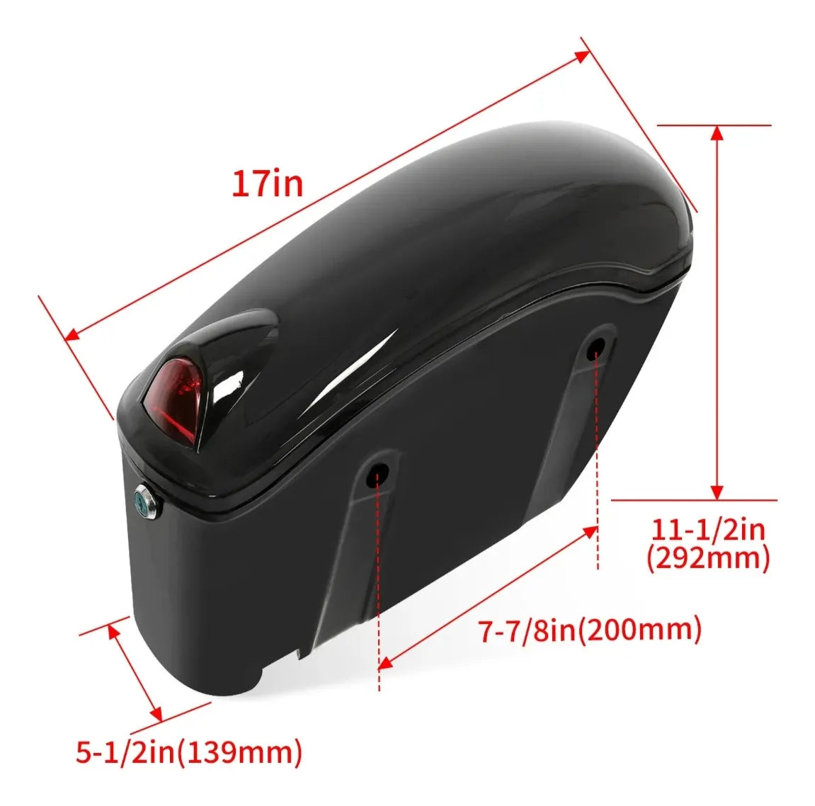 Alforjas Universales Para Motocicleta Con Luz italika yamaha harley honda