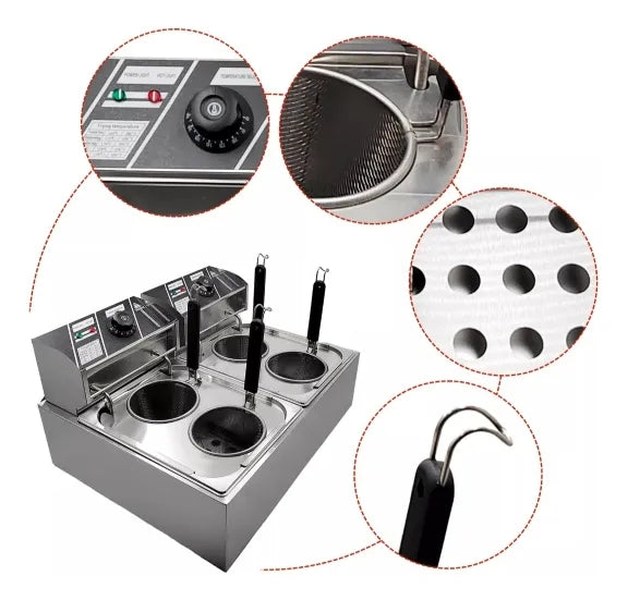 Cocedora De Pastas Ramen Eléctrica 1500w