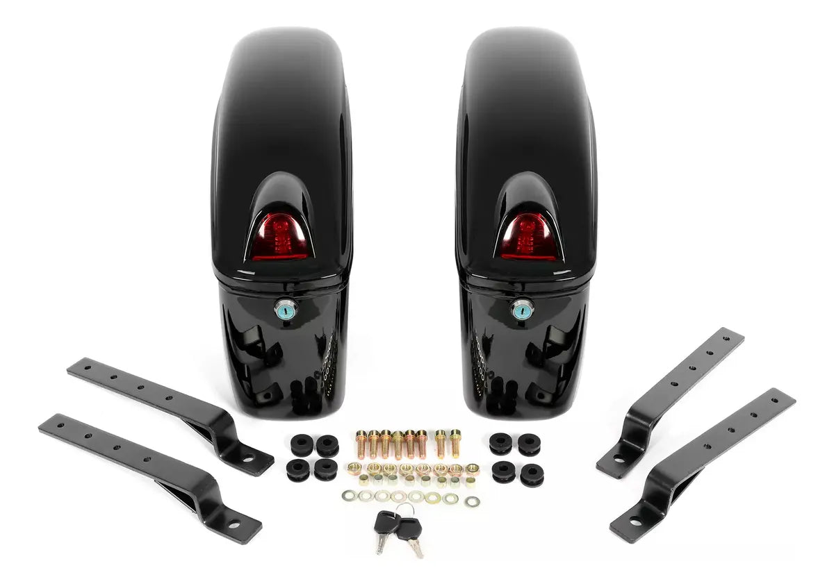Alforjas Universales Para Motocicleta Con Luz italika yamaha harley honda