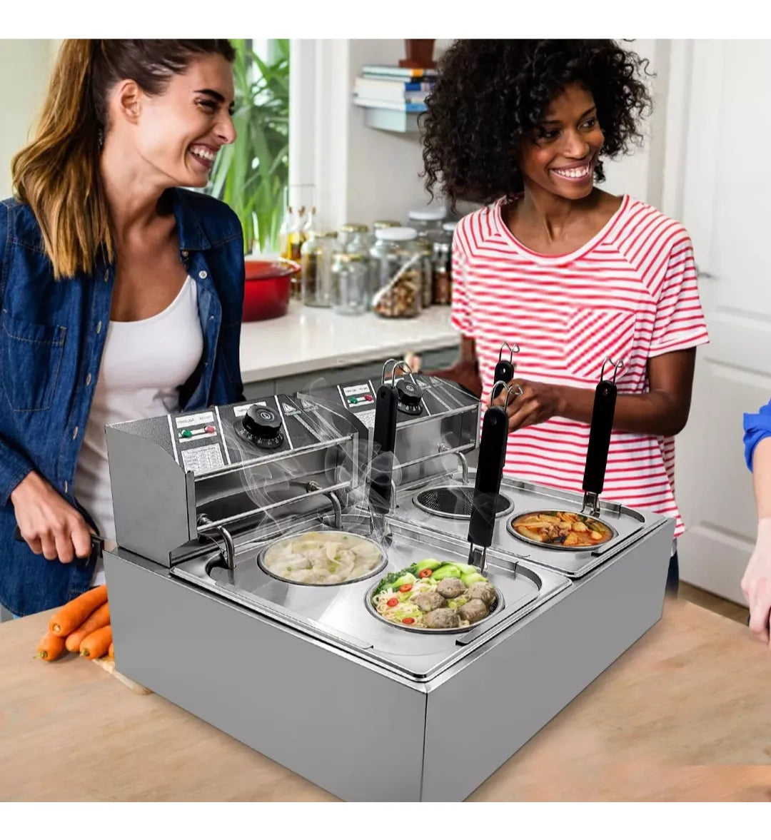 Cocedora De Pastas Ramen Eléctrica 1500w