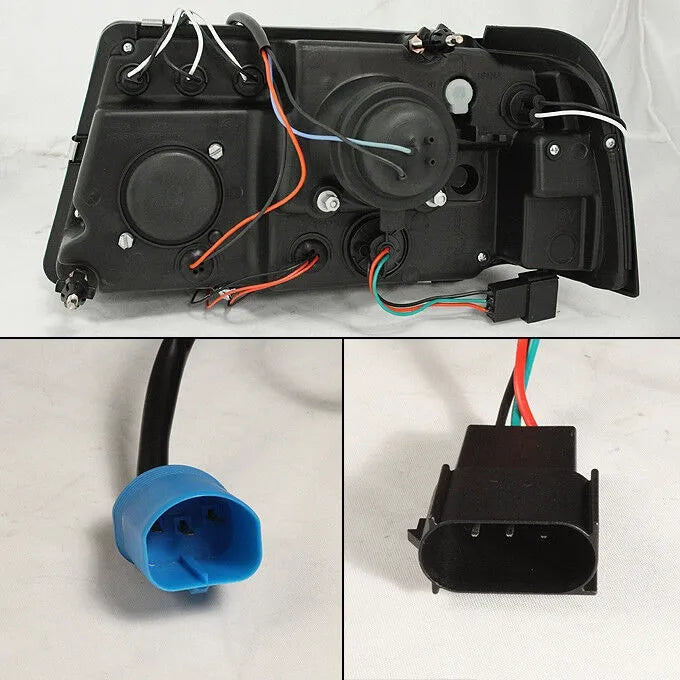 Faros Ford Ranger Ojo De Angel Led 2001 2002 2003 Hasta 2011