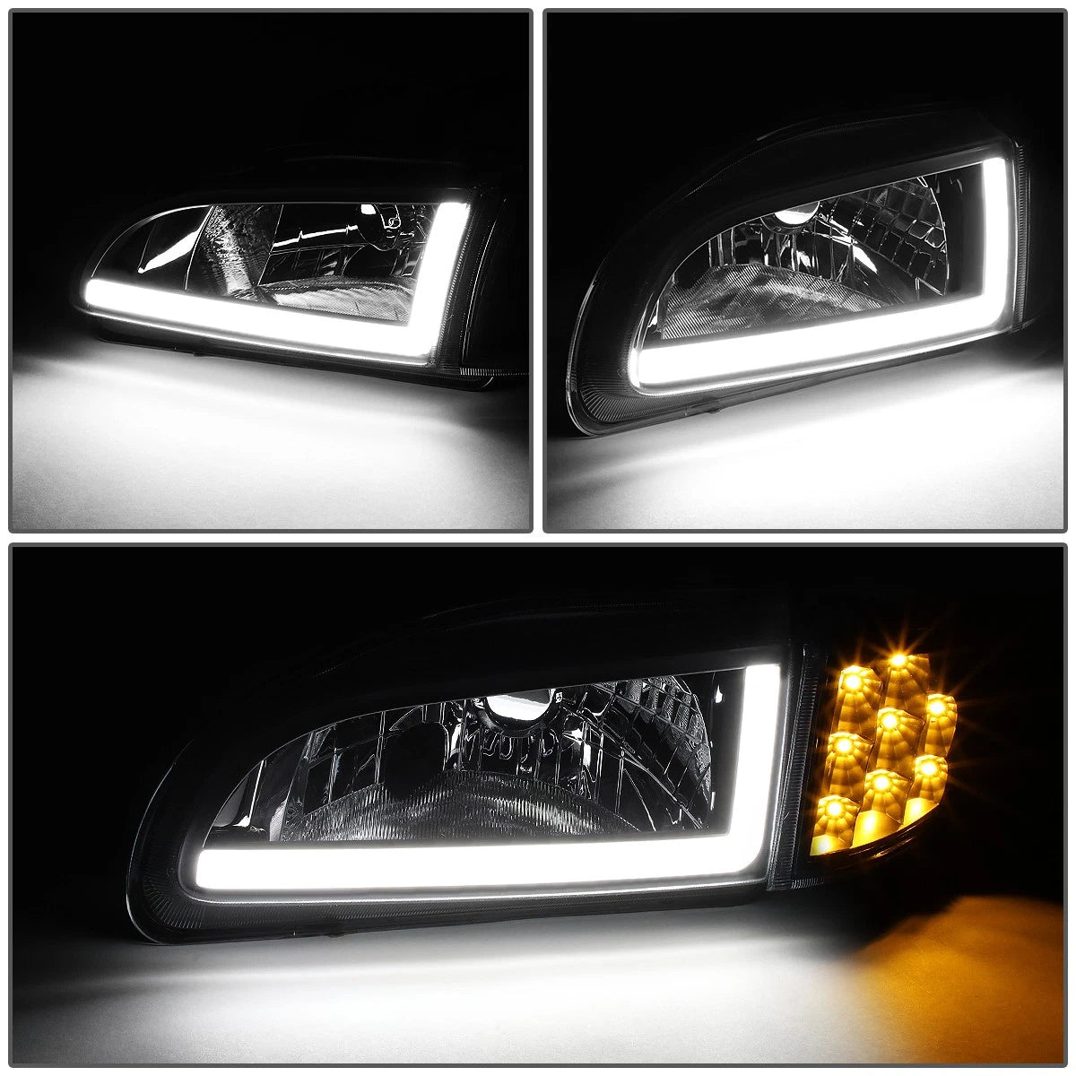 Faros Led Drl Honda Civic 1992 1993 1994 1995 Par Ambos Lados