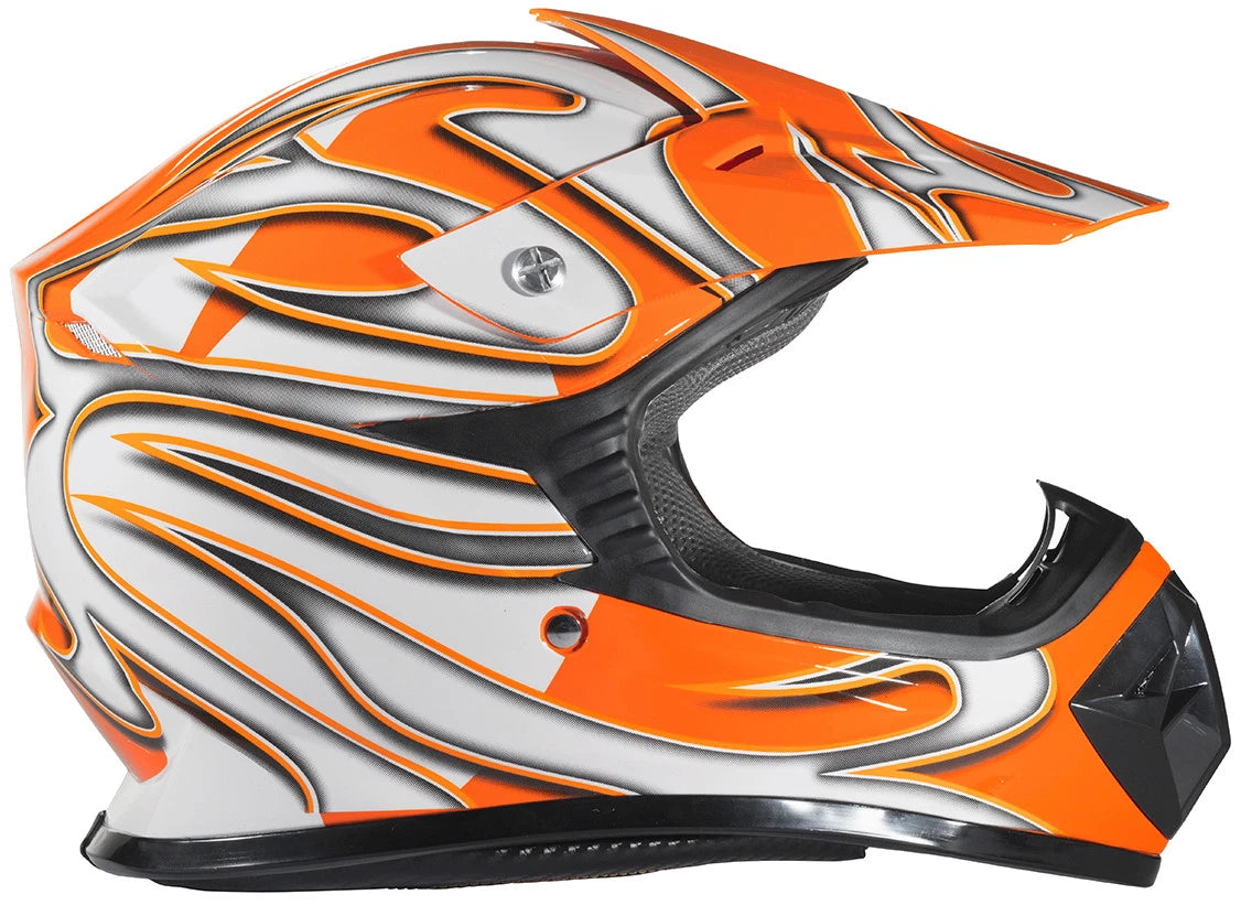 Casco Motocross Con Goggles Juvenil Atv Utv Mx Goggles