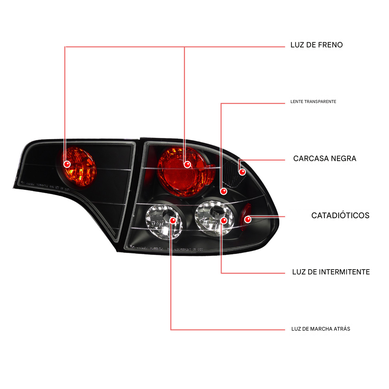 Calaveras Honda Civic Sedan 2006 2007 2008 2009 2010 2011