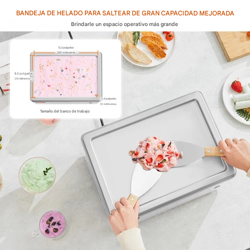 Máquina Para Hacer Rollos De Helado Frito, Molde De Helado vevor