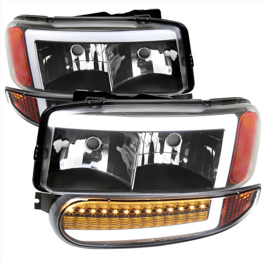 Faros Led Drl Gmc Sierra Yukon Xl Denali 2000 A 2006 Ambos Lados