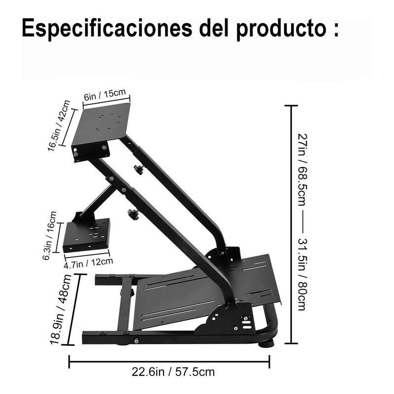 Soporte Base Volante Pedales Compatible Logitech G920