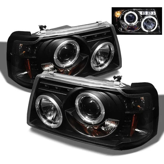 Faros Ford Ranger Ojo De Angel Led 2001 2002 2003 Hasta 2011