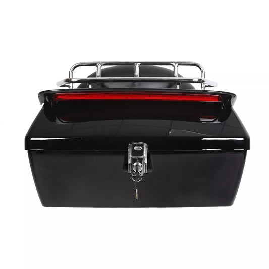 caja maletero trasero para motocicletas yamaha, harley, italika, honda