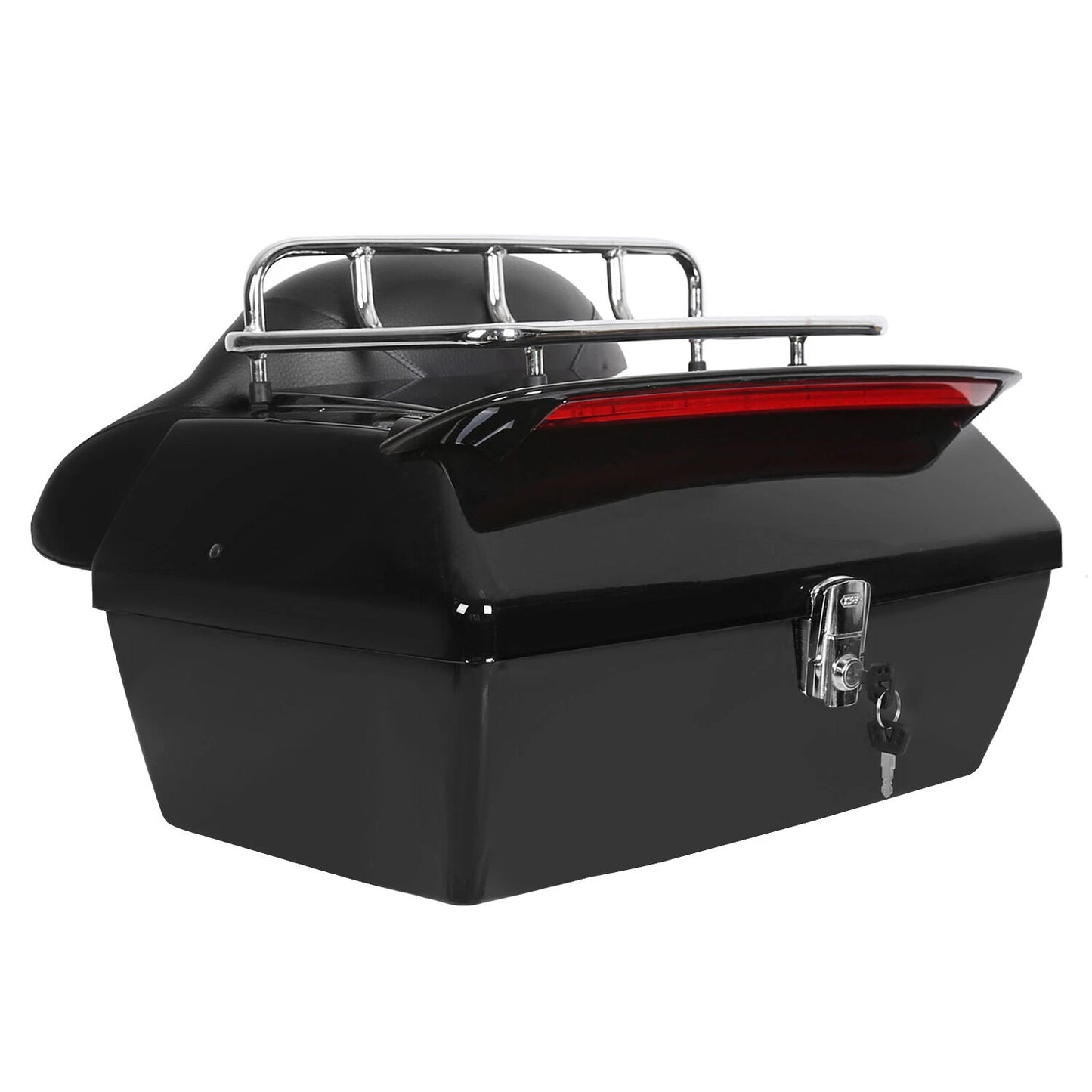 caja maletero trasero para motocicletas yamaha, harley, italika, honda