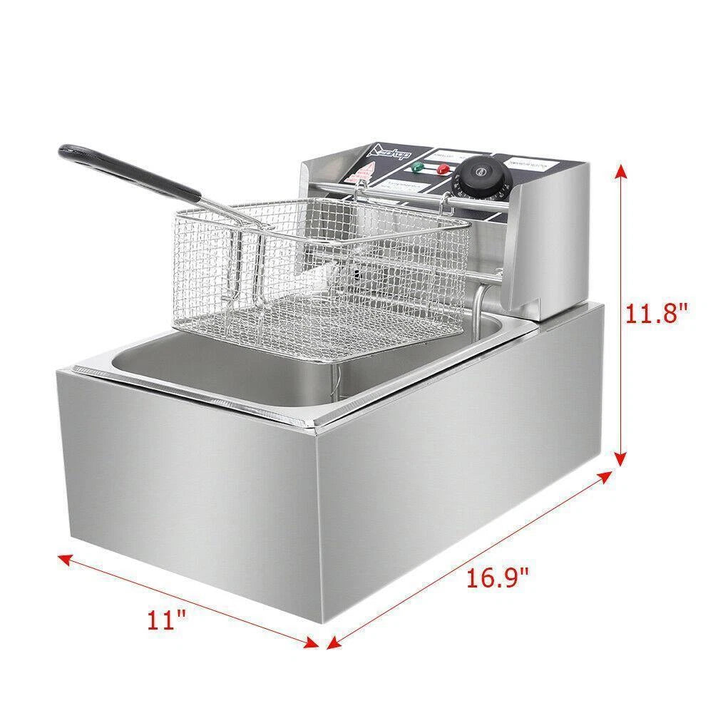 Freidora electrica zokop 6L uso comercial
