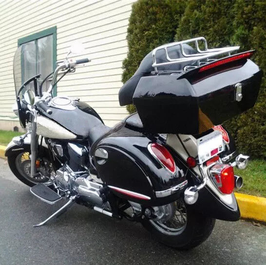 caja maletero trasero para motocicletas yamaha, harley, italika, honda