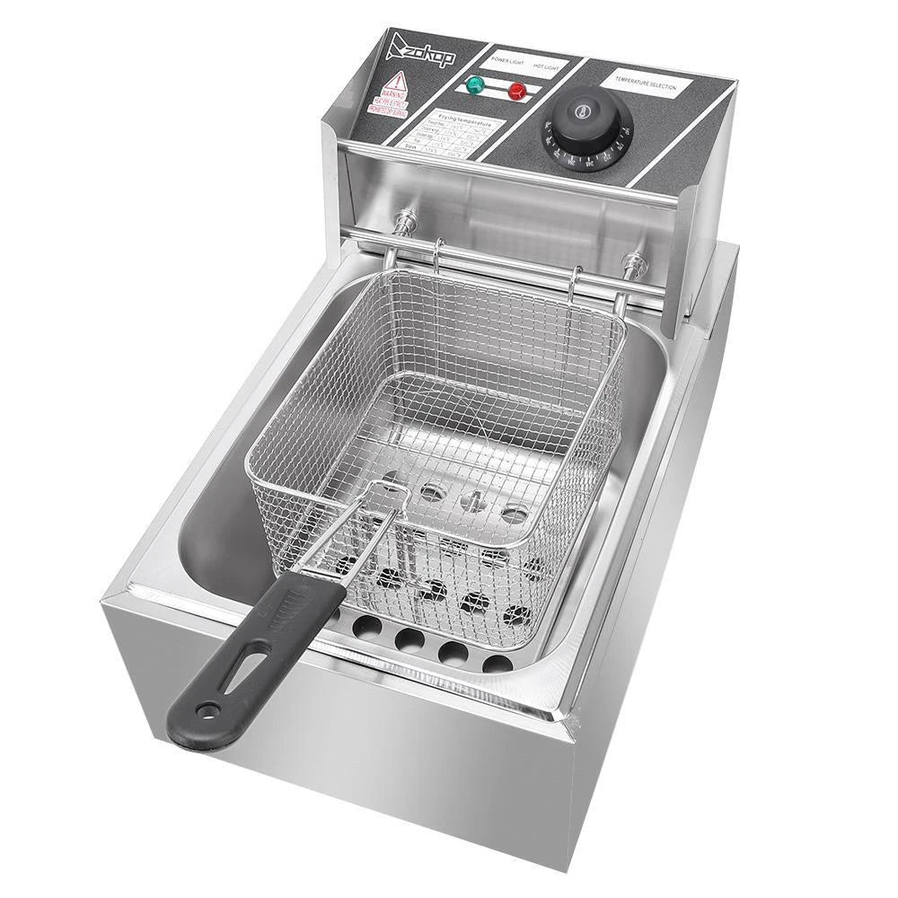 Freidora electrica zokop 6L uso comercial