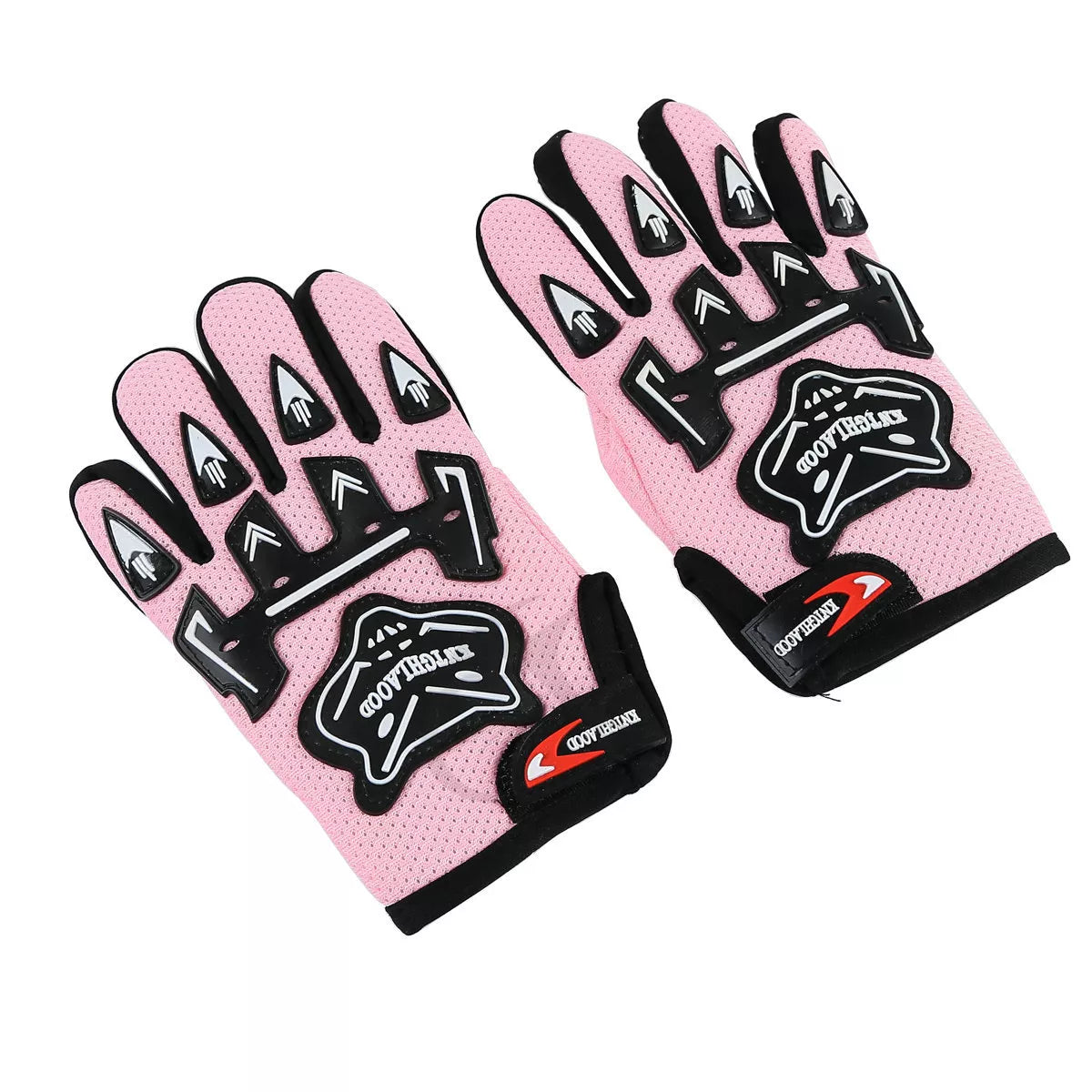 Casco Motocross Guantes Y Goggles Juvenil Adolescente Rosa