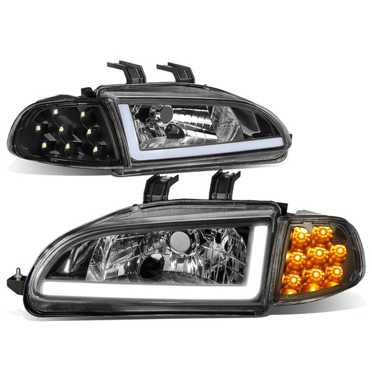 Faros Led Drl Honda Civic 1992 1993 1994 1995 Par Ambos Lados