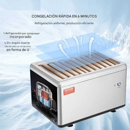 Máquina Para Hacer Rollos De Helado Frito, Molde De Helado vevor