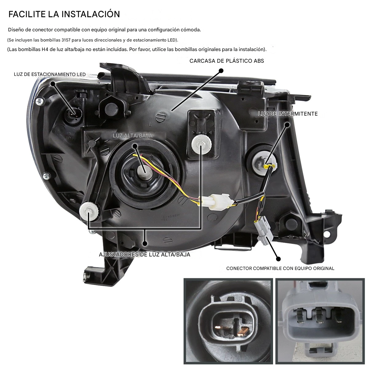 Faros Led Drl Tacoma 2005 2006 2007 2008 2009 2010 2011